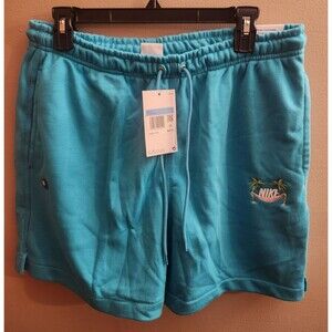 Men's Nike Standard Fit Above Knee Club FT Flow Vibes Shorts Dusty Cactus M NWT